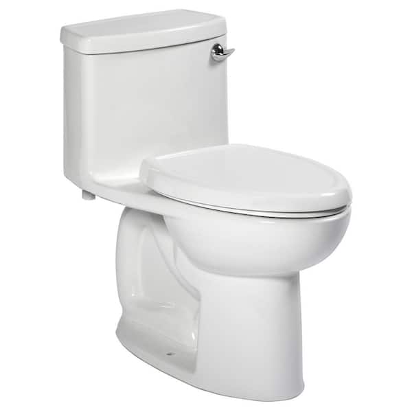 American Standard Compact Cadet 3 FloWise 1-Piece 1.28 GPF Single Flush Elongated Toilet in White with Right Hand Trip Lever