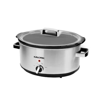 6.5 Qt. Stainless Steel Slow Cooker