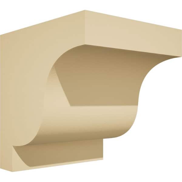 Ekena Millwork Standard Newport 7 in. W x 8 in. H x 8 in. D Signature Urethane Polyurethane Corbel