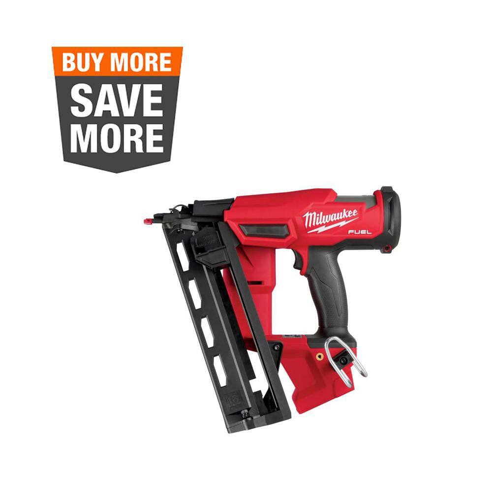Milwaukee M18 FUEL 18-Volt Lithium-Ion Brushless Cordless Gen II 16-Gauge Angled Finish Nailer (Tool-Only) 2841-20