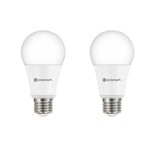 75-Watt Equivalent A19 Dimmable LED Light Bulb Soft White (2-Pack)