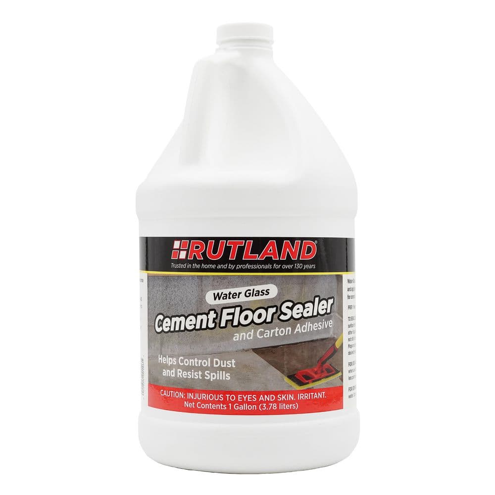 Rutland Water Glass Cement Floor Sealer - 1 Gallon