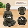 Buddha with LED Tea Lights Candle Holder, Gift Idea, Zen Home Decor  Meditation Accessories, Meditation/Yoga Gifts LD601288 - The Home Depot