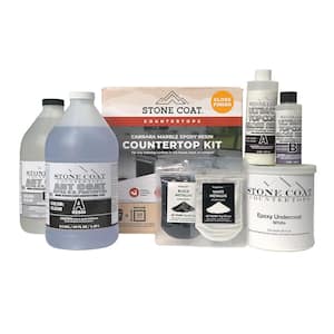 1 gal. Carrara Marble Gloss Finish Countertop Kit; Table top Epoxy for Countertop Resurfacing and Countertop Refinishing