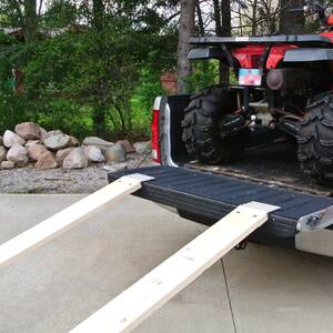 8 in. Aluminum Truck Loading Ramp Plate Kit (Includes 2 Ramp Plates)