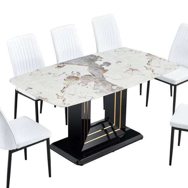 Polished White Marble Bi - Lucky Symbol on Iron Stand Polished White Marble Bi - Lucky Symbol on Iron Stand
