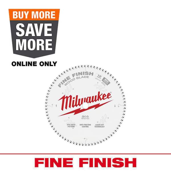 12 in. x 80-Tooth Fine Finish Circular Saw Blade