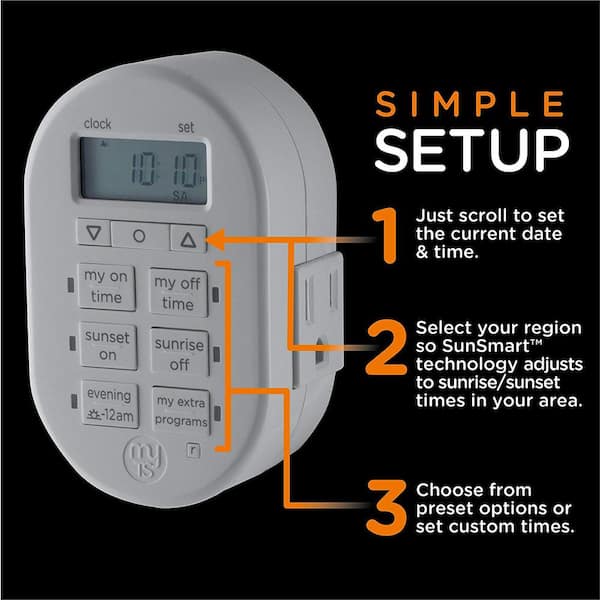Smart Connect Transformer Plug, Memory, Remote Control and Timer 8