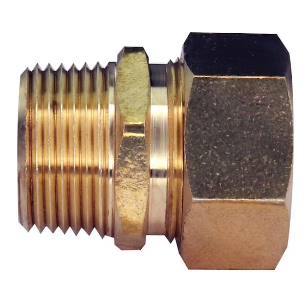 Apollo 3/4 in. x 3/4 in. Brass Compression x MIP Water Heater Adapter Fitting (2-Pack)