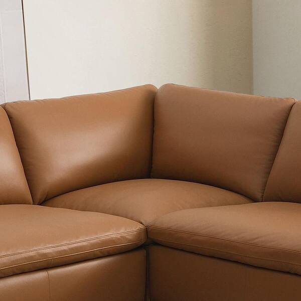 kopanda754　acme furniture brighton Acme Furniture Brighton 45 in. Armless Leather Square Sofa in