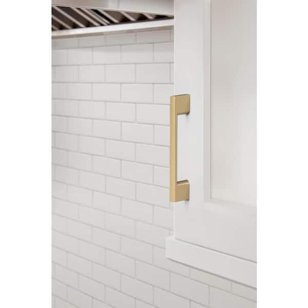 10-Pack Cityscape 3 3/4 in.  96mm  Modern Champagne Bronze Bar Cabinet Pulls