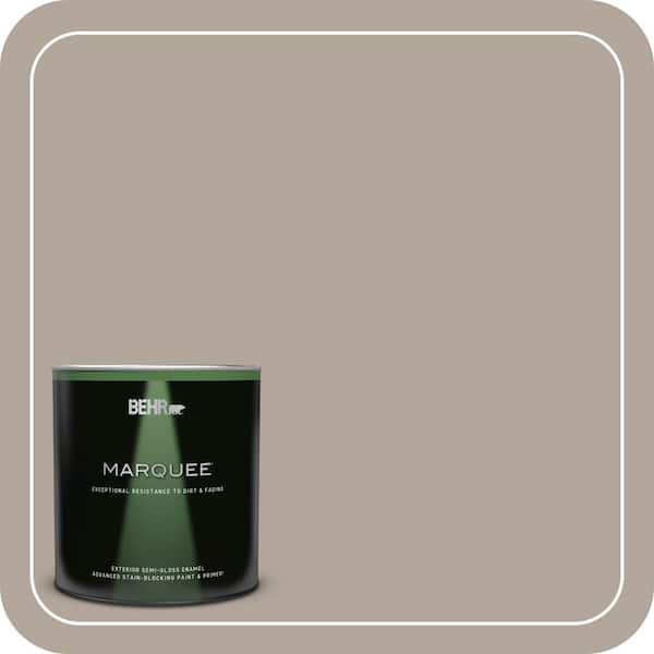 BEHR MARQUEE 1 qt. #ECC-45-1 Deer Run Semi-Gloss Enamel Exterior Paint & Primer