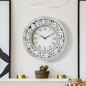 Tavish Silver Wall Clock
