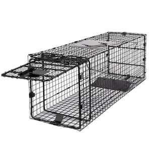 32 in. Folding Raccoon Live Animal Cage Trap (1-Pack)
