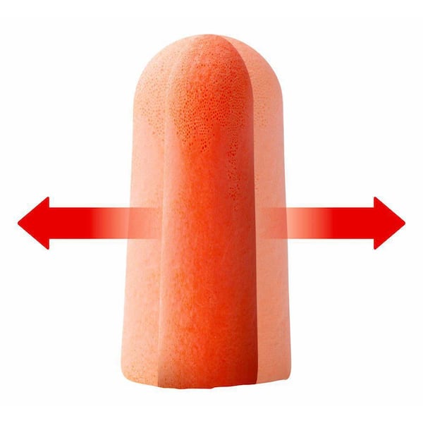Orange Disposable Earplugs (8-Pairs/Pack)