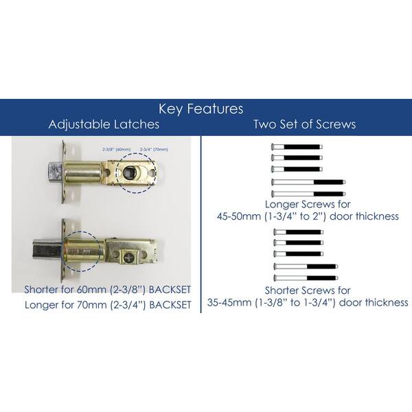 eModernDecor CozyBlock Arch Lever, Brushed Nickel Single Door