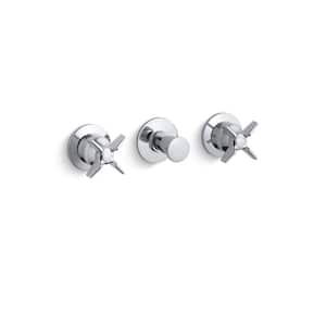 Triton 2-Handle Valve Handle Trim Kit in Polished Chrome (Valve Not Included)