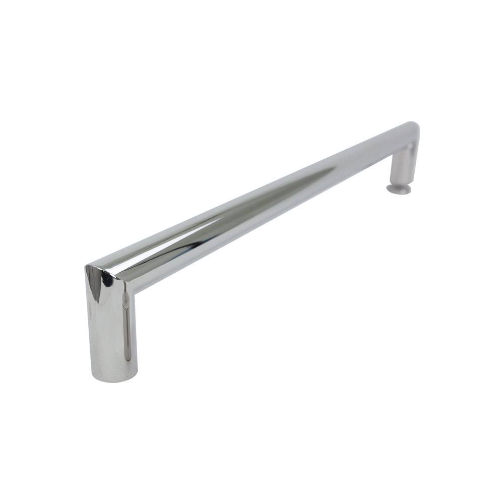 Frederick 47" Polished Chrome Semi-Frameless Shower Door with Clear Glass