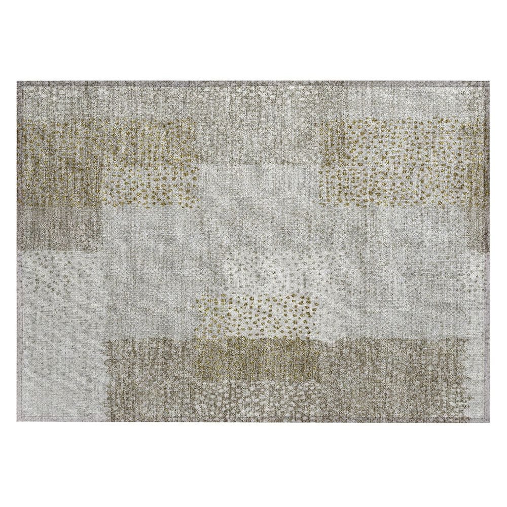 Chantille Machine Washable Indoor/Outdoor Abstract ACN2868 Khaki 2 ft. x 3 ft. Accent Rug price history on PriceWatchPro
