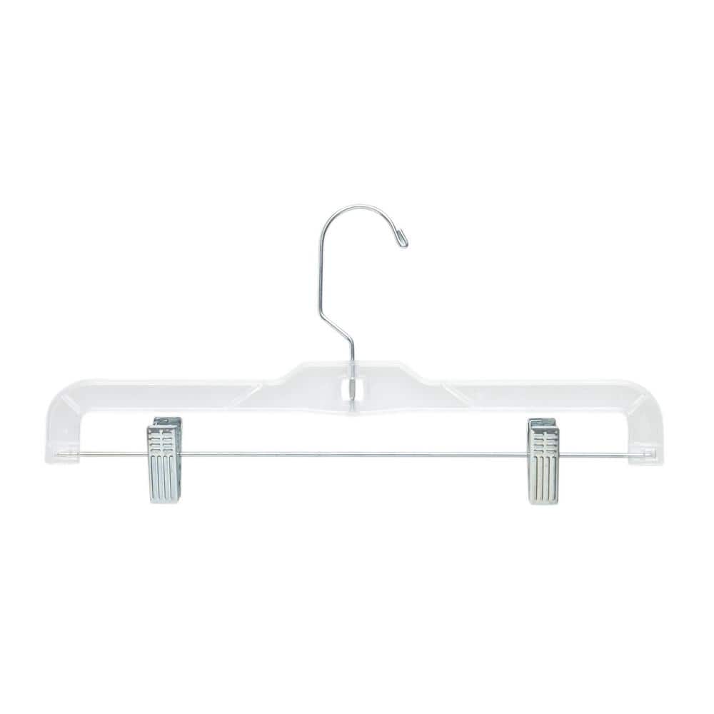 Honey-Can-Do Clear Plastic Hangers 12-Pack HNG-09024 - The Home Depot