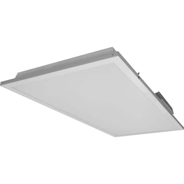 Unbranded Nicor T3C 2 ft. x 4 ft. 3500K White Dimmable LED Ceiling Troffer with Preinstalled Driver