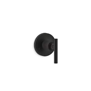 Purist 1-Handle Wall Mount Valve Trim Kit in Matte Black (Valve Not Included)