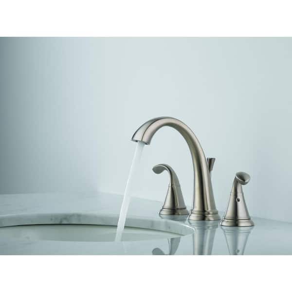 Moen Oxby Spot Resist Brushed Nickel 2handle 4in Centerset WaterSens