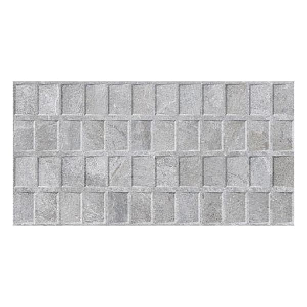 Apollo Tile Sculpt 12.6 in. x 24.6 in. Gray Porcelain Matte Wall and Floor Tile (10.76 sq. ft./case) 5-Pack