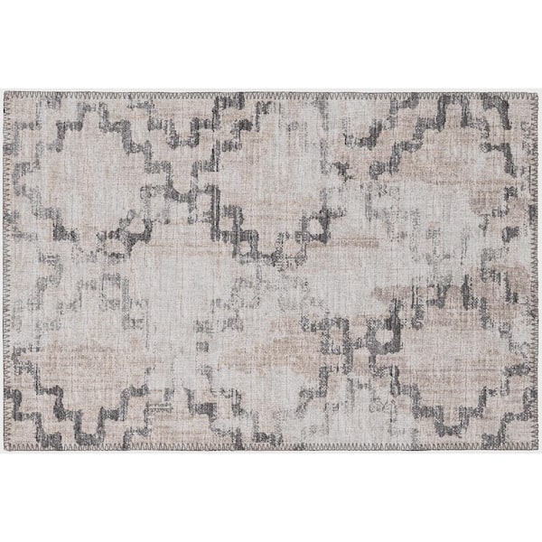 Addison Rugs Modena Stucco 1 ft. 8 in. x 2 ft. 6 in. Trellis Accent Rug