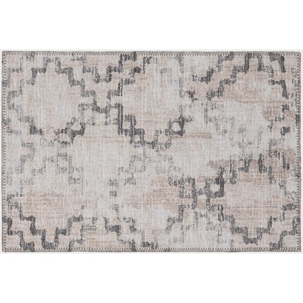 Addison Rugs Modena Stucco 1 ft. 8 in. x 2 ft. 6 in. Trellis Accent Rug