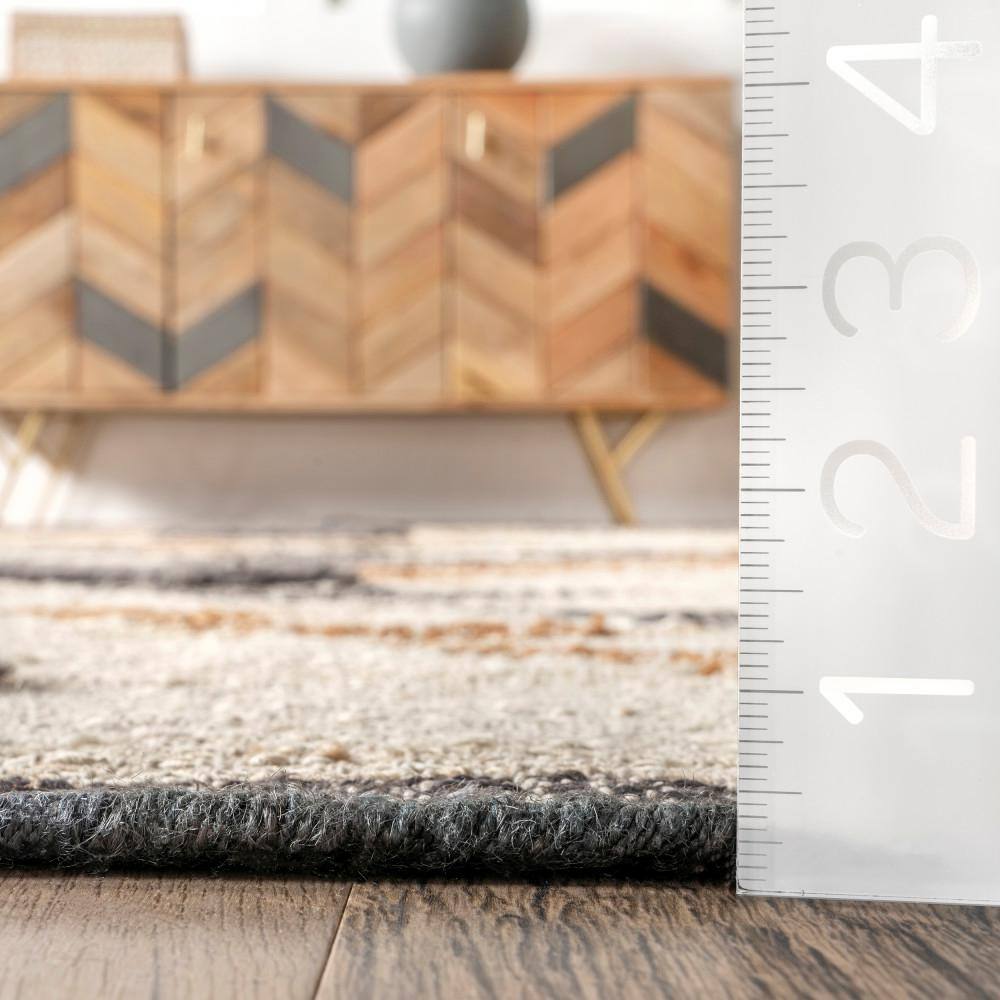 Natural Southwestern Symbols Cotton 4' x 6' Area Rug