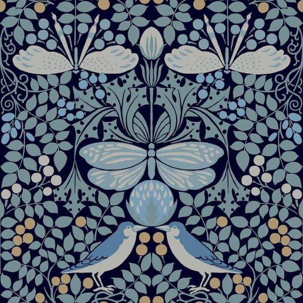 C.F.A Voysey - Morning Walk Wallpaper