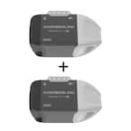 1/2 HP Smart Chain Drive Garage Door Opener with Battery Backup (2-Pack)
