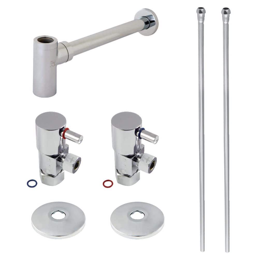 Trimscape Modern Made of Brass Plumbing Sink Trim Kit with Bottle Trap in Polished Chrome price history on PriceWatchPro