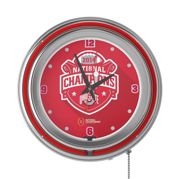 The Ohio State University Red National Champions Red Lighted