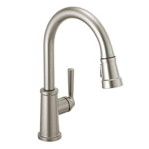 Westchester Single-Handle Pull-Down Sprayer Kitchen Faucet in Stainless