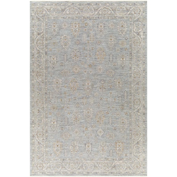 Avant Garde Gray Traditional 9 ft. x 12 ft. Indoor Area Rug