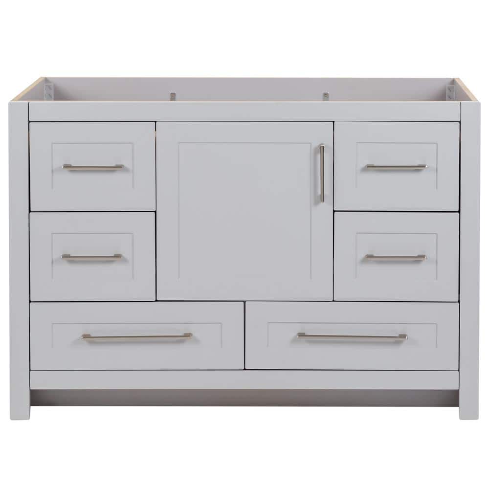 Craye 48 in. W x 22 in. D x 34 in. H Bath Vanity Cabinet without Top in Pea