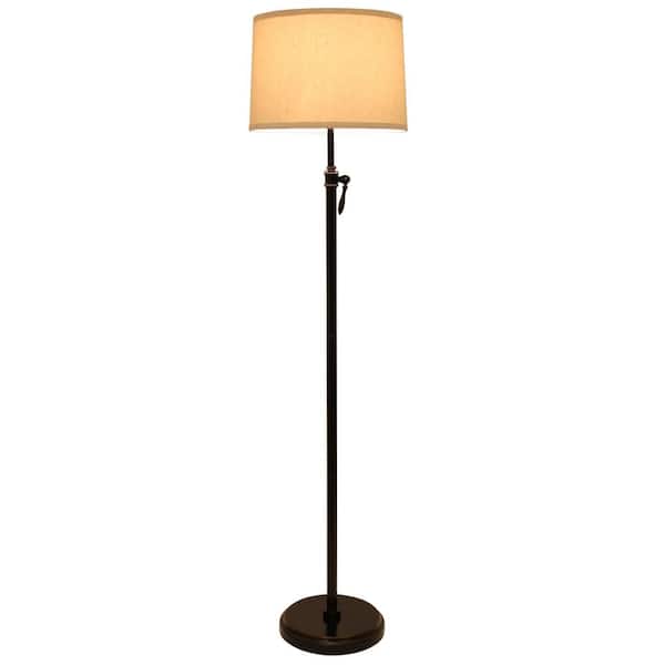 Decor Therapy Simple Adjust 64 5 In, Oil Rubbed Bronze Floor Lamp