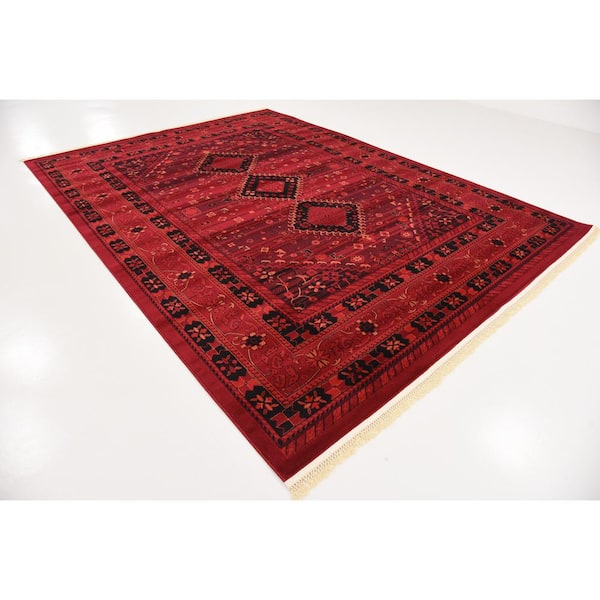 Tekke Lincoln Red 8' 0 x 11' 0 Area Rug
