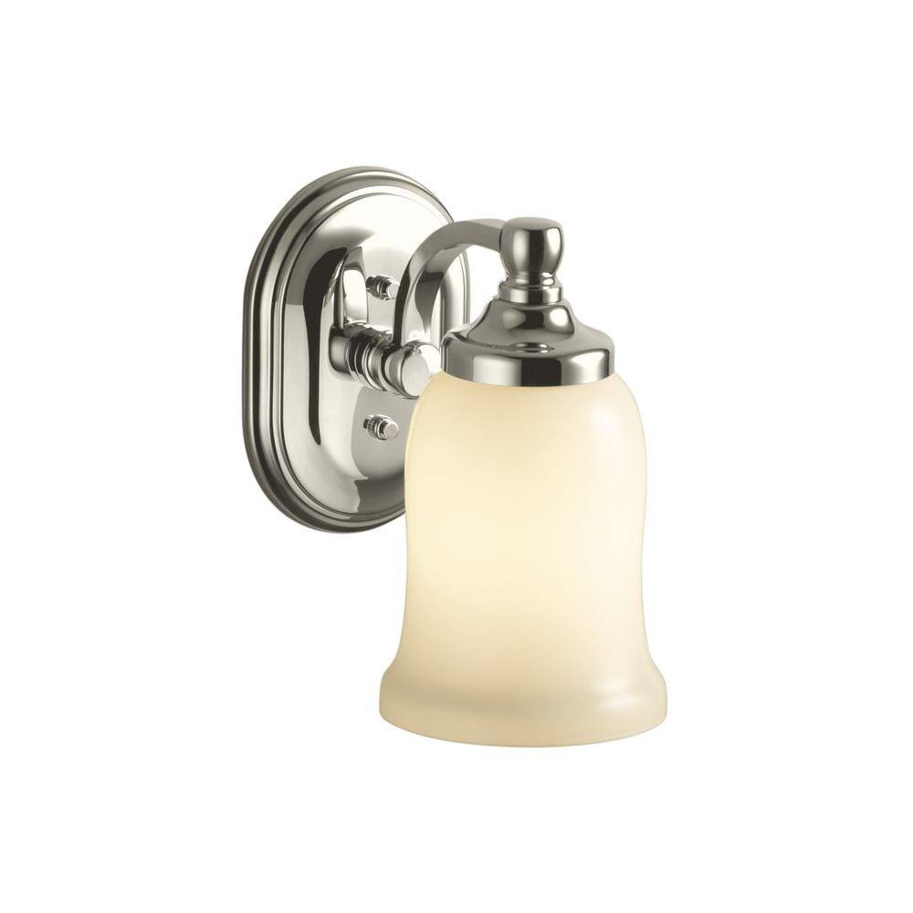 KOHLER Bancroft 1-Light Vibrant Polished Nickel LED Wall Sconce-K-11421
