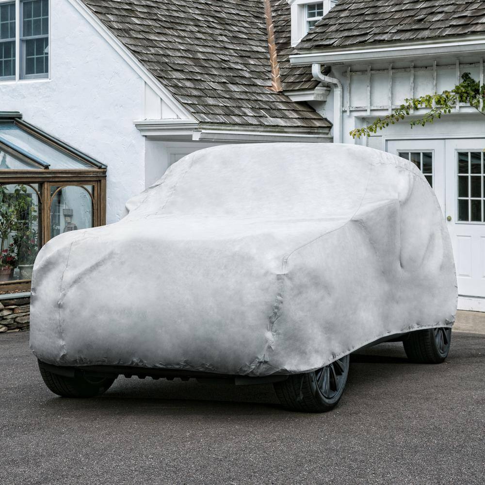 Gray Breathable Water Repellant SUV Cover, 186" x 59" x 60"