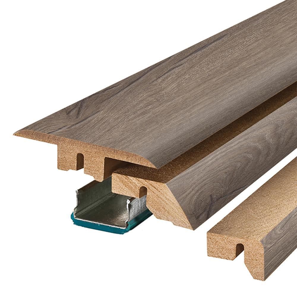 Marion 0.75 in. T x 2.37 in. W x 78.7 in. L Textured Wood Look Laminate Moulding/Trim 4 in 1 Molding price history on PriceWatchPro