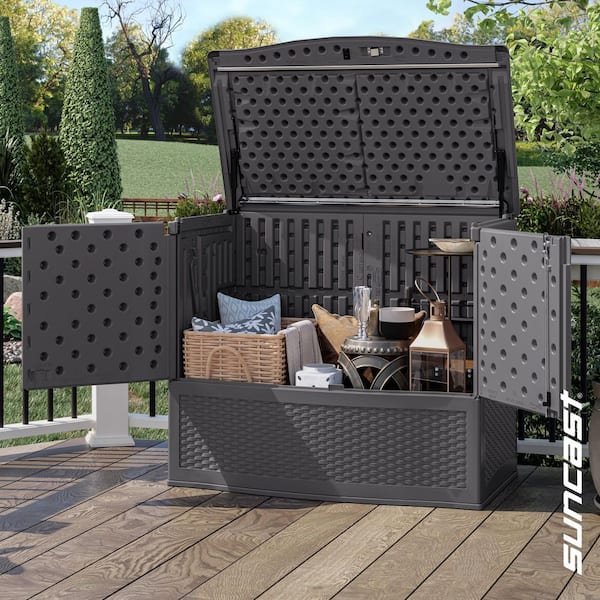 Oasis 48.75 in. W x 30.5 in. D x 41.25 in. H Plastic Outdoor Storage Cabinet