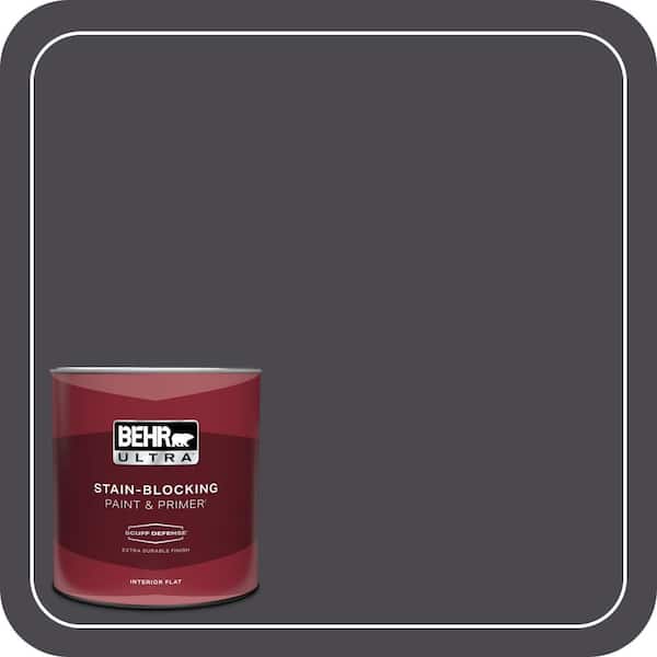 BEHR ULTRA 1 qt. #ECC-62-2 Cityscape Extra Durable Flat Interior Paint & Primer