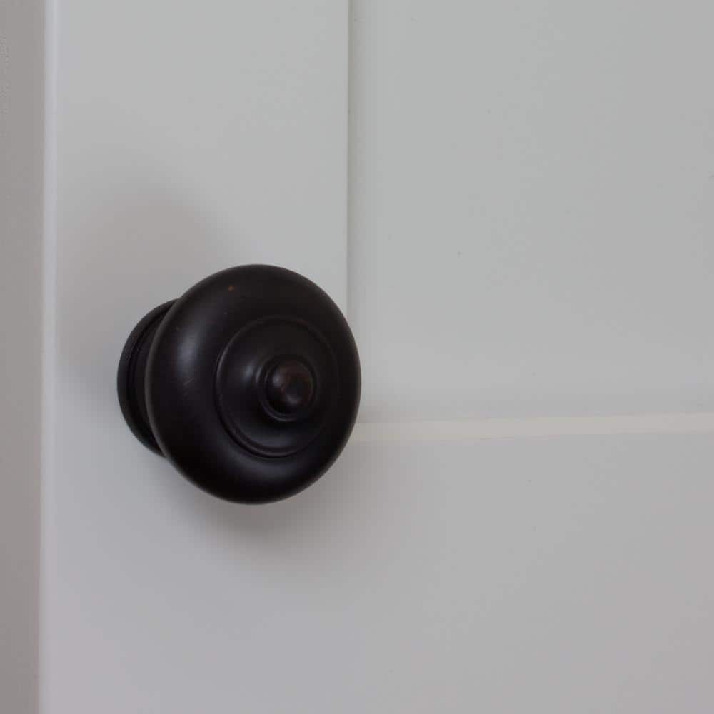 Oil Rubbed Bronze Round Ring Mushroom Cabinet Knob