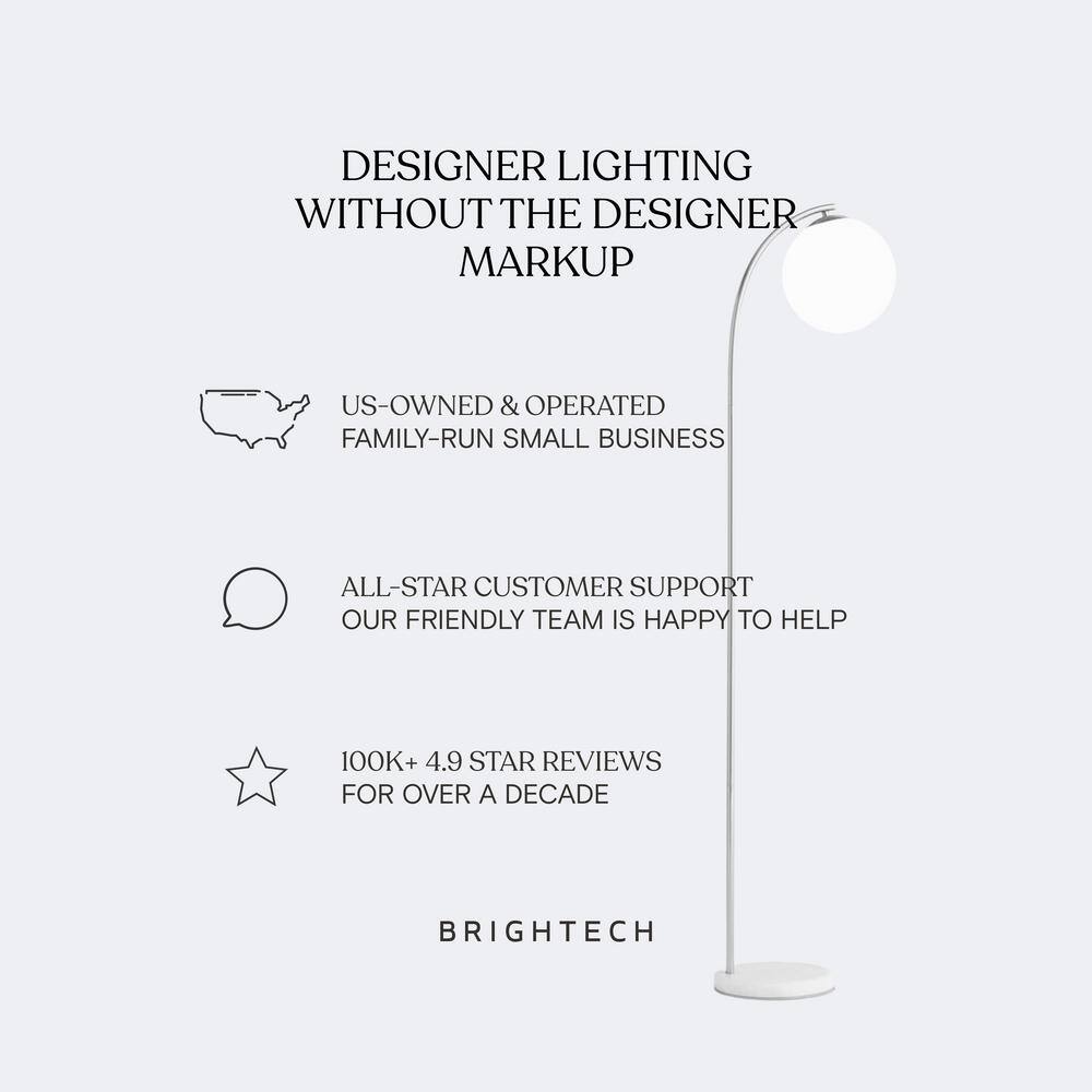 Brightech Black Adjustable Pharmacy LED Desk Lamp