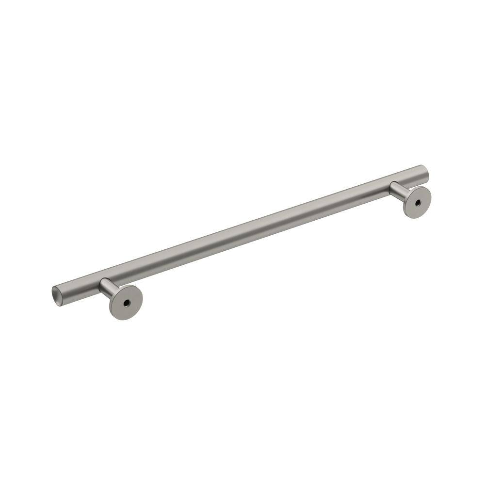 Brushed Nickel Modern Cabinet Drawer Pull with Mounting Hardware