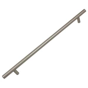 14 in. Center Stainless Steel Solid Steel Cabinet Bar Drawer Pulls (10-Pack)