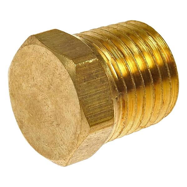 Dorman Brass Pipe Plug - Hex Head - 1/4 In. MNPT